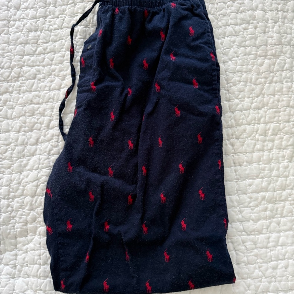 Ralph Lauren Men’s Navy Shorts with Red Embroidery